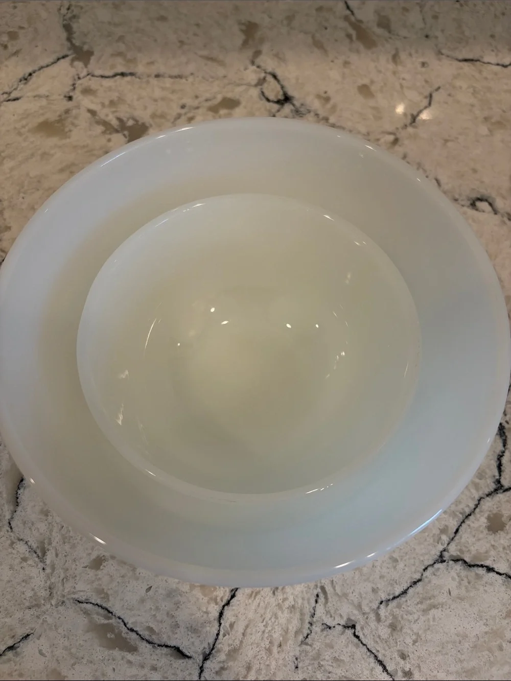 Set of Anchor Hocking Fire King Ware Milk Glass Bowls